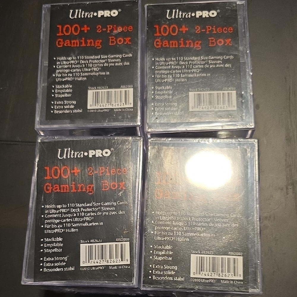 Ultra PRO Black Gaming Box for Trading Cards